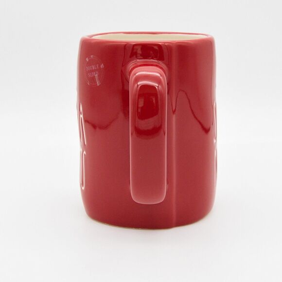 Red Rae Dunn Mug, All Mama Wants for Christmas 16oz Ceramic Coffee Cup Gift, New - Picture 4 of 10